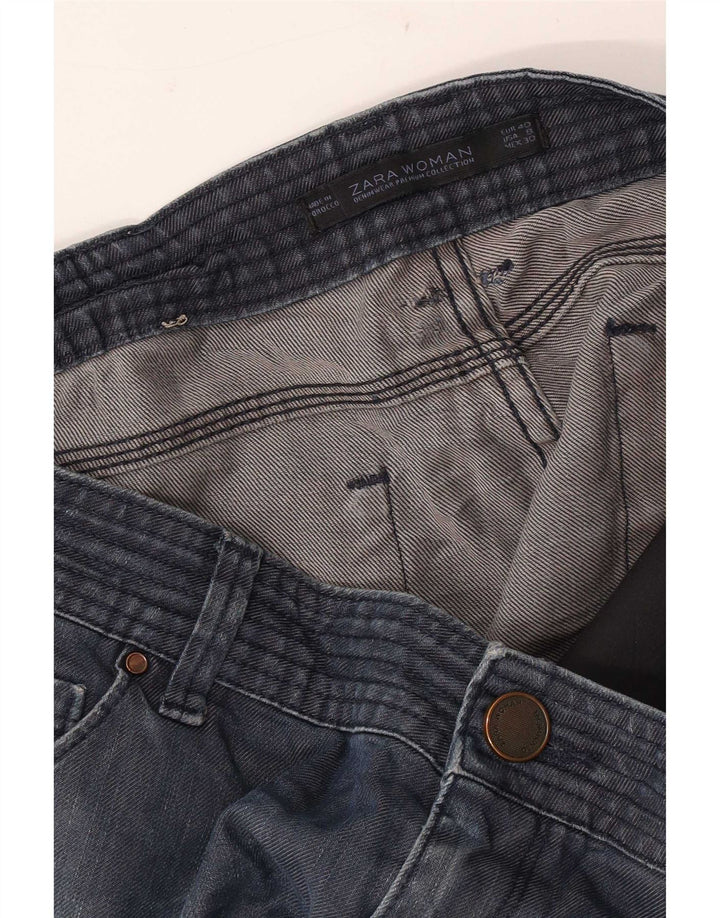Zara Dame Slim Jeans EU 40 Medium W30 L30 Navy Blue