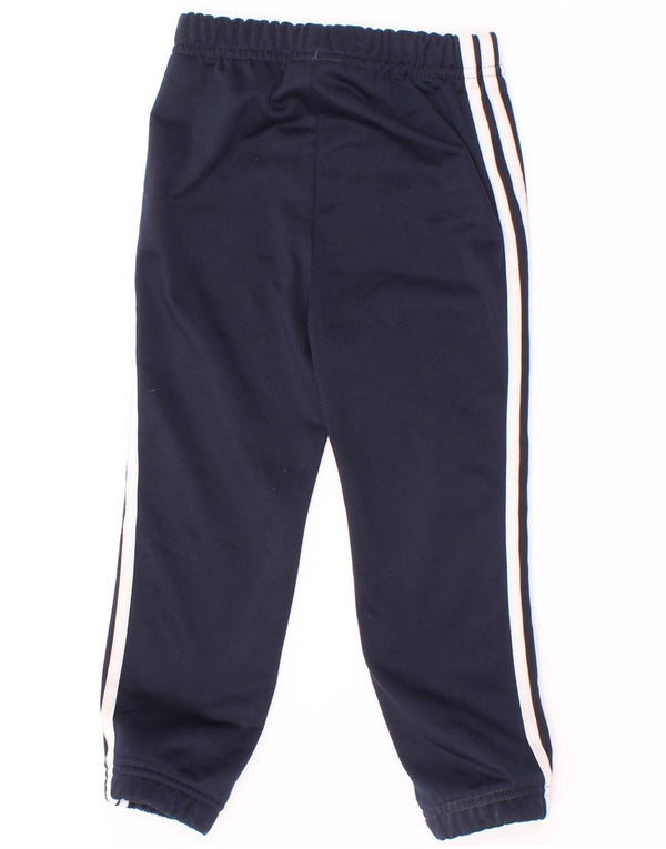 Adidas Drenge Træningsdragt Bukser Joggers 2-3 År Marineblå Polyester