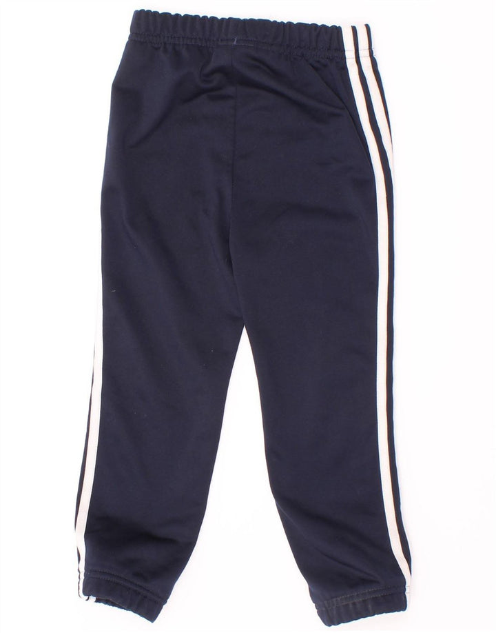 Adidas Drenge Træningsdragt Bukser Joggers 2-3 År Marineblå Polyester