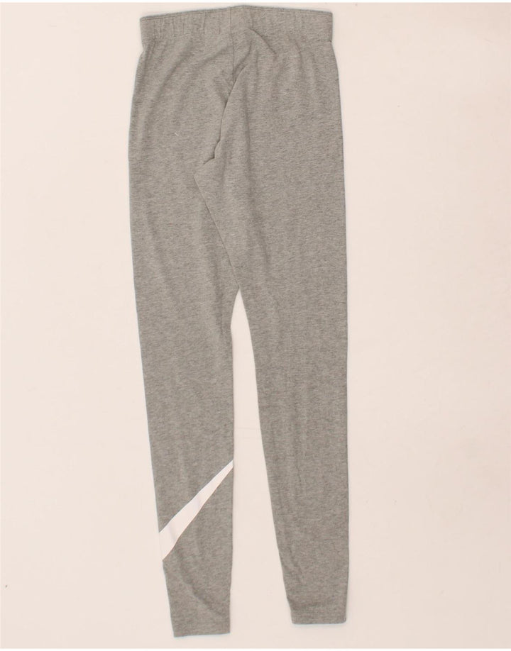 NIKE Womens Graphic Leggings UK 4 XS  Grey Cotton Vintage Nike and Second-Hand Nike from Messina Hembry 