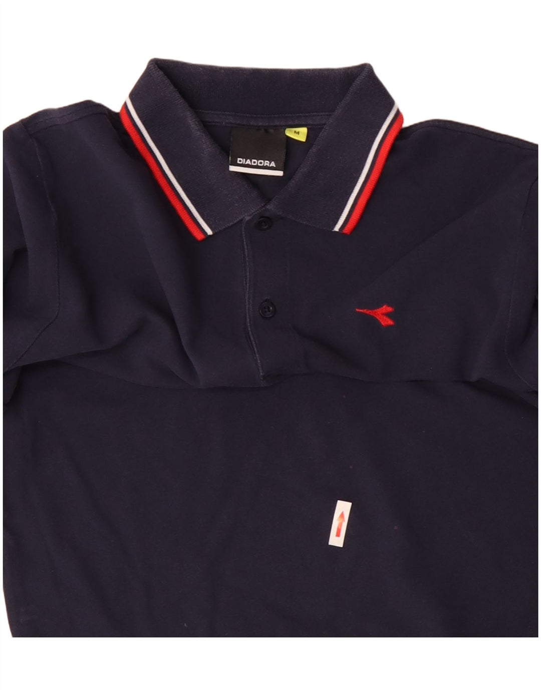 Diadora Langærmet Polo Shirt til mænd Medium Navyblå Bomuld