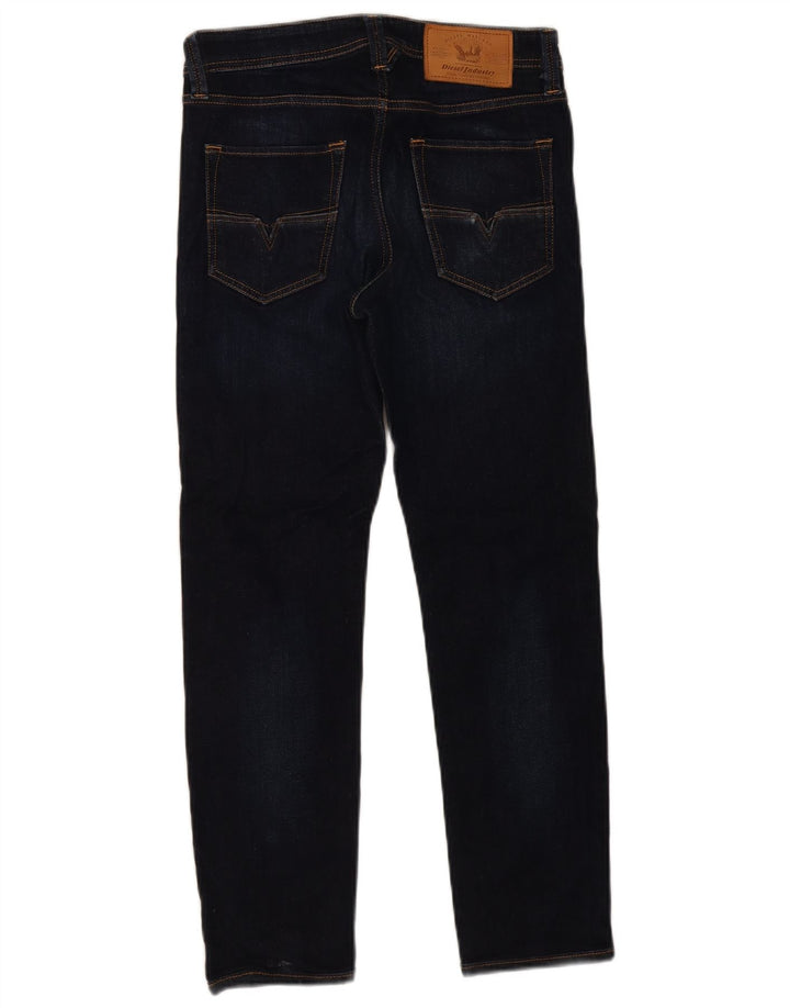 Diesel Dame Straight Jeans W28 L28 Navy Blue