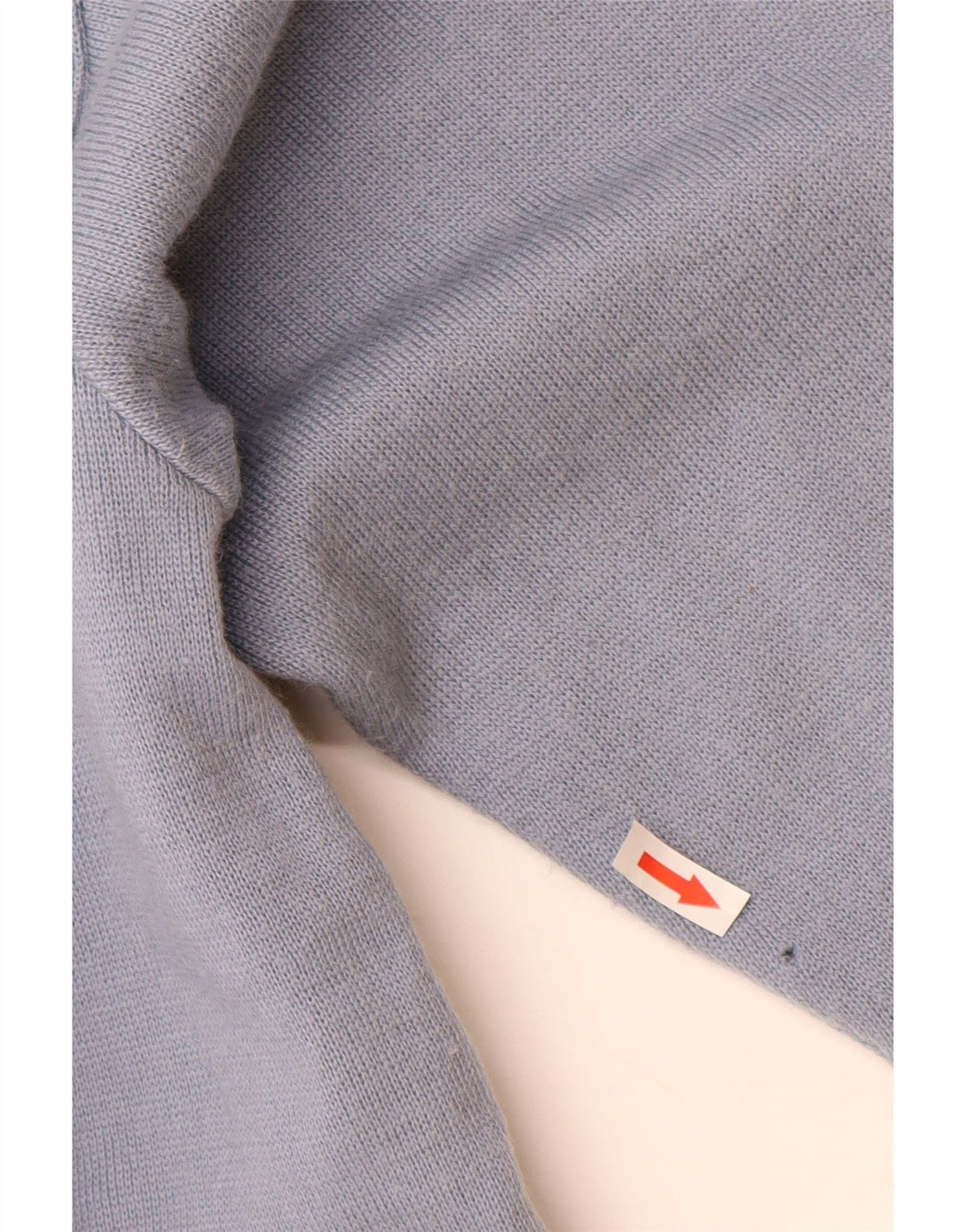 Gabicci Herre V-hals sweater Medium blå stribet uld