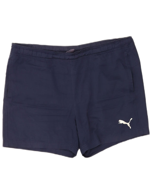 Puma Herre Sportshorts Large Navy Blue