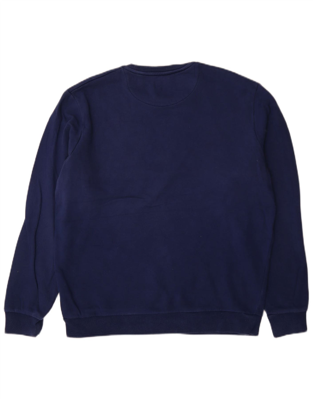 Lyle & Scott Herre Sweatshirt Jumper Stor Blå Bomuld