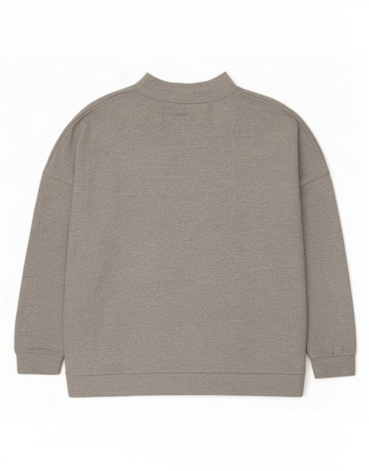 Marks & Spencer Dame Turtle Neck Jumper Sweater UK 24 4XL Grå Polyester