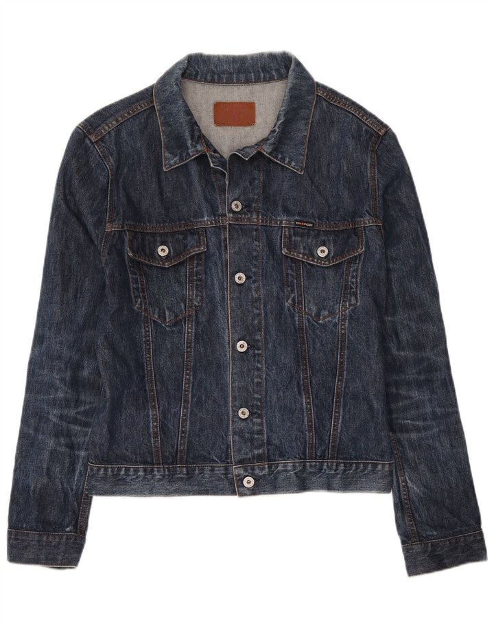 Energie Dame denimjakke UK 16 Large Blue Cotton