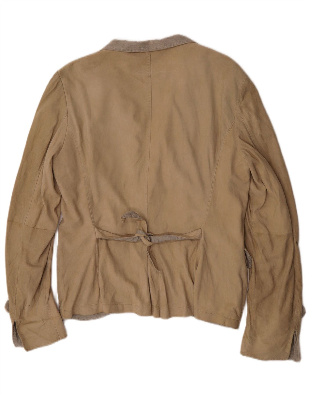 Brunello Cucinelli Dame 1 Knap Blazer Jacket UK 12 Medium Beige Classic