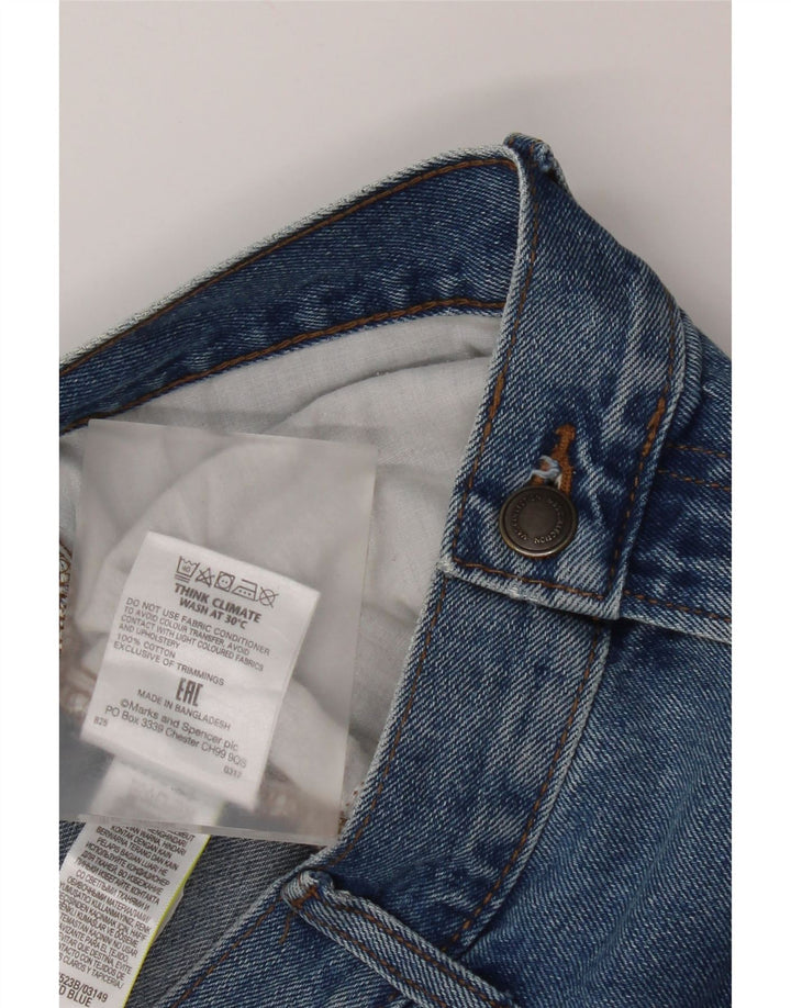 Marks & Spencer Straight Jeans til mænd W36 L29 blå bomuld
