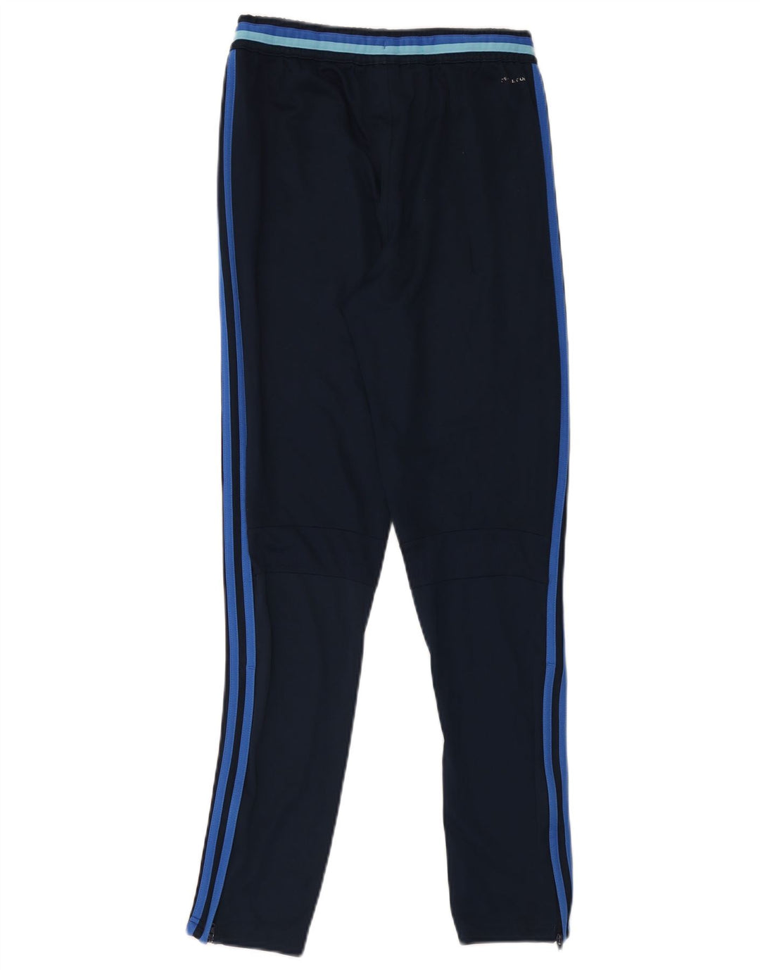 ADIDAS drenge Climacool træningsdragt bukser 13-14 år marineblå polyester