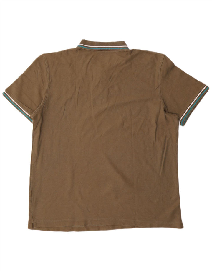 Lotto herre poloshirt XL Khaki Bomuld