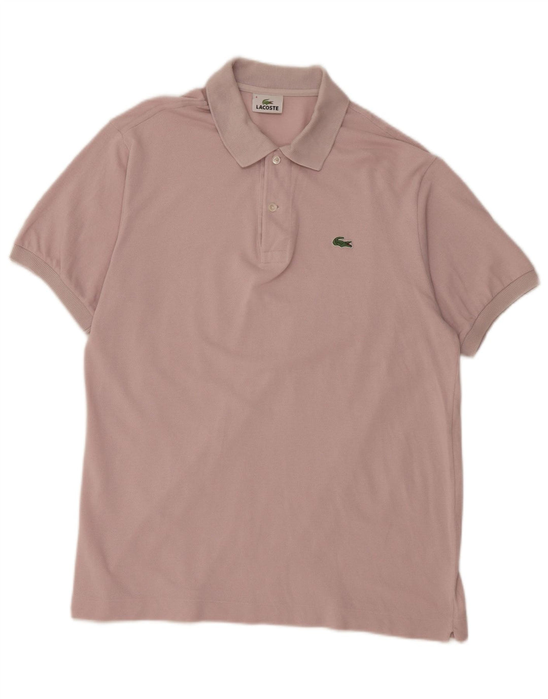 Lacoste herre poloshirt størrelse 4 Medium Pink bomuld