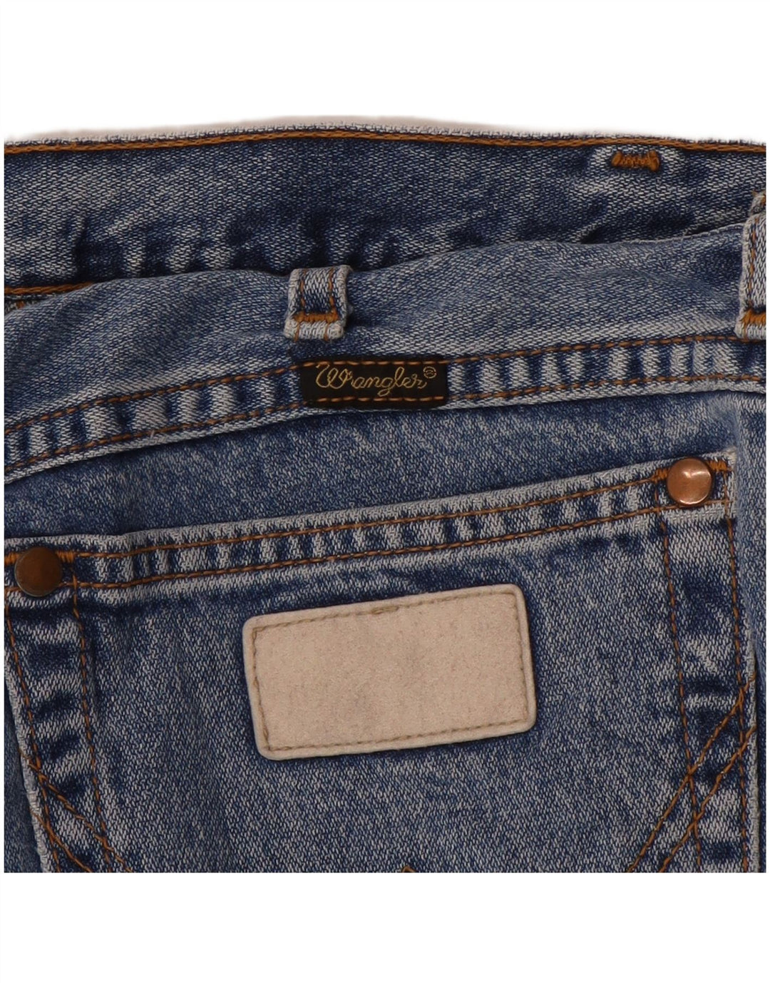 Wrangler Straight Jeans til mænd W32 L32 Blå