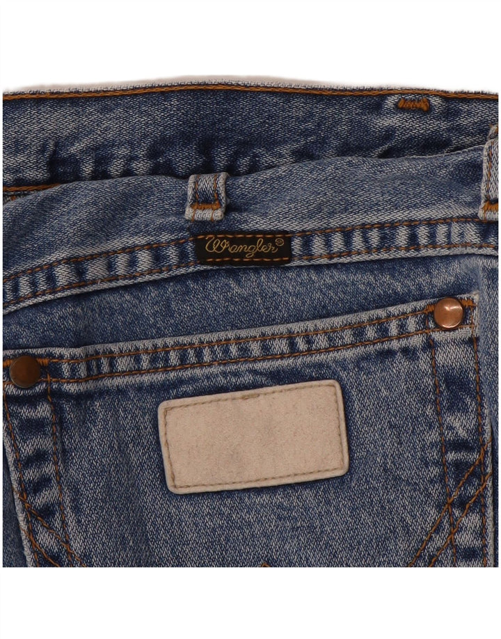 Wrangler Straight Jeans til mænd W32 L32 Blå