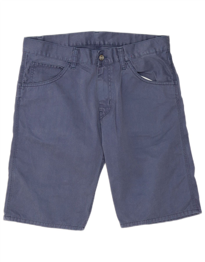 Carhartt Herre Casual Shorts W32 Medium Marineblå Bomuld