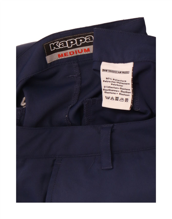 KAPPA Lige Chino-bukser til mænd Medium W32 L29 Marineblå polyester