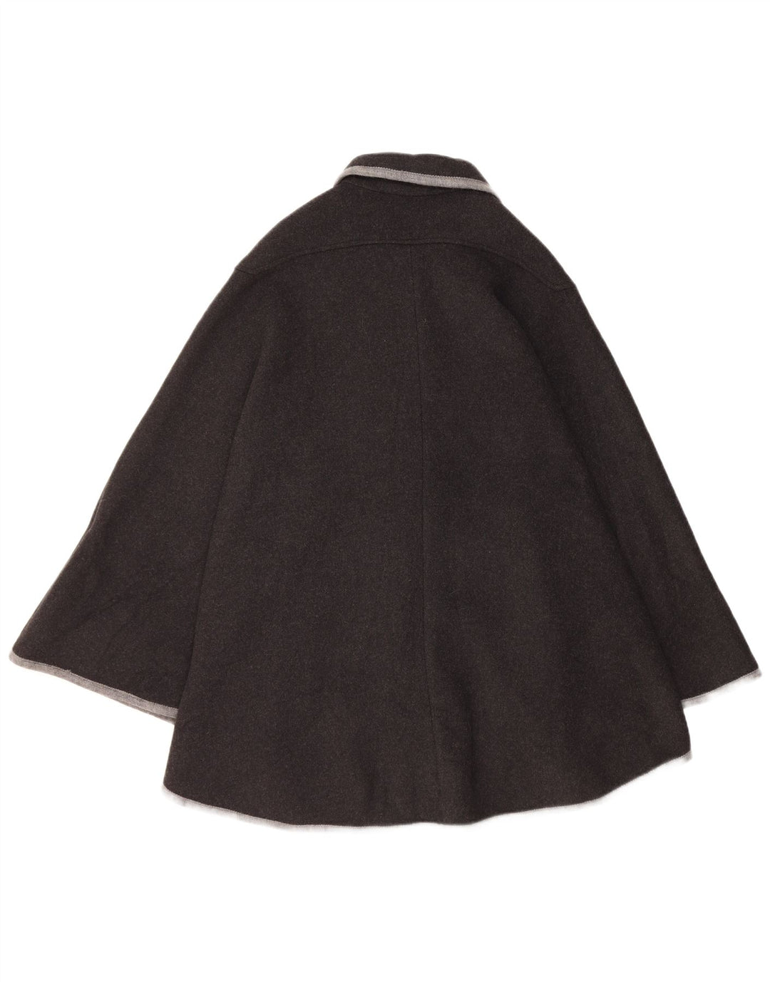 Steinbock Cape Coat til kvinder One Size Black Virgin Wool