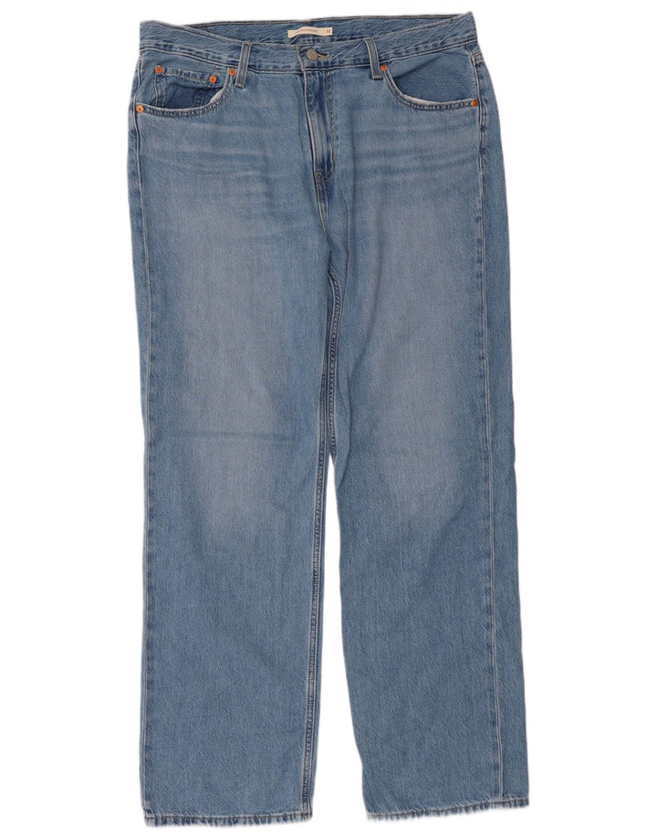 Levi's Dame Low Pro Straight Jeans W32 L31 Blå Bomuld