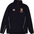 CANTERBURY Boys Zip Neck Sweatshirt Jumper 13-14 Years Navy Blue Polyester Vintage Canterbury and Second-Hand Canterbury from Messina Hembry 