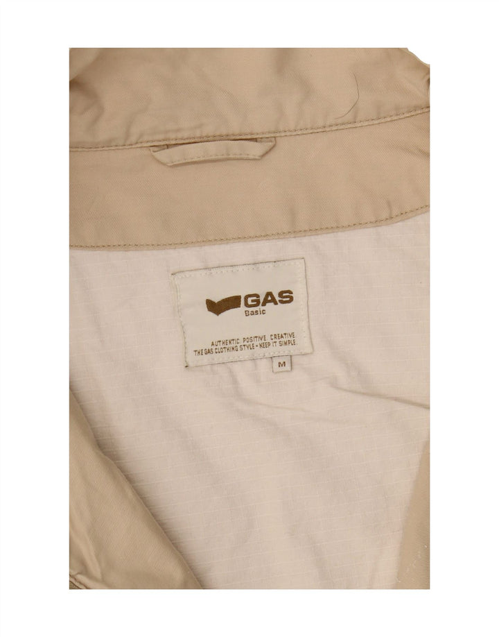 GAS Womens Utility Jacket UK 14 Medium Beige Vintage Gas and Second-Hand Gas from Messina Hembry 