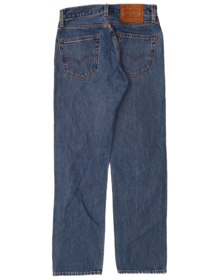 Levi's Dame 551 Straight Jeans W26 L30 Blå Bomuld