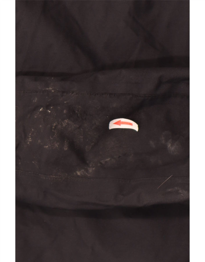 Jack Wolfskin Herre Hætte Regnjakke UK 50 3XL Sort Polyamid