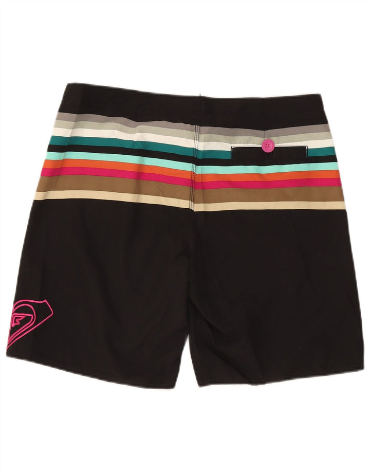Roxy Herre grafiske svømmeshorts Medium sort stribet