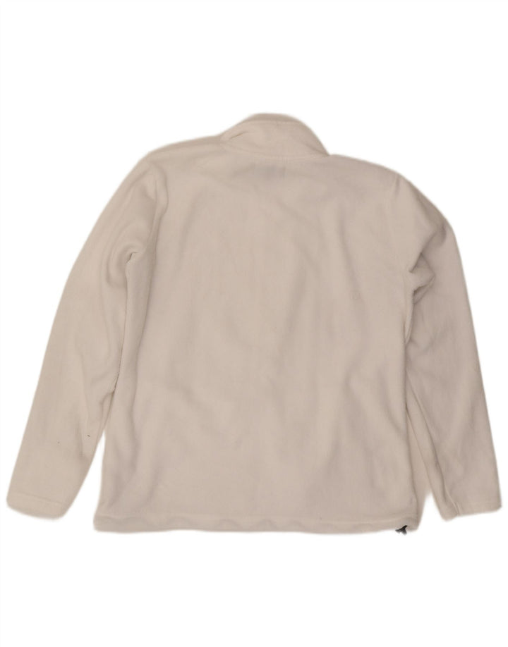 Brugi Herre Fleecejakke UK 44 2XL Hvid Polyester