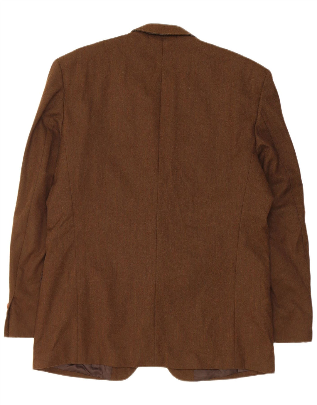 Massimo Dutti Herre 2-knaps blazerjakke EU 52 Stor brun uld