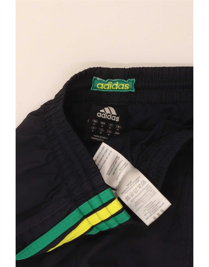 Adidas Dame Sports Shorts UK 12 Medium Navy Blue Colourblock Polyester