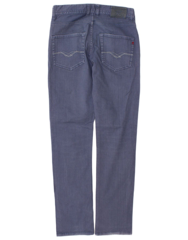 Replay Girls Straight Jeans 11-12 År W26 L28 Blå Bomuld