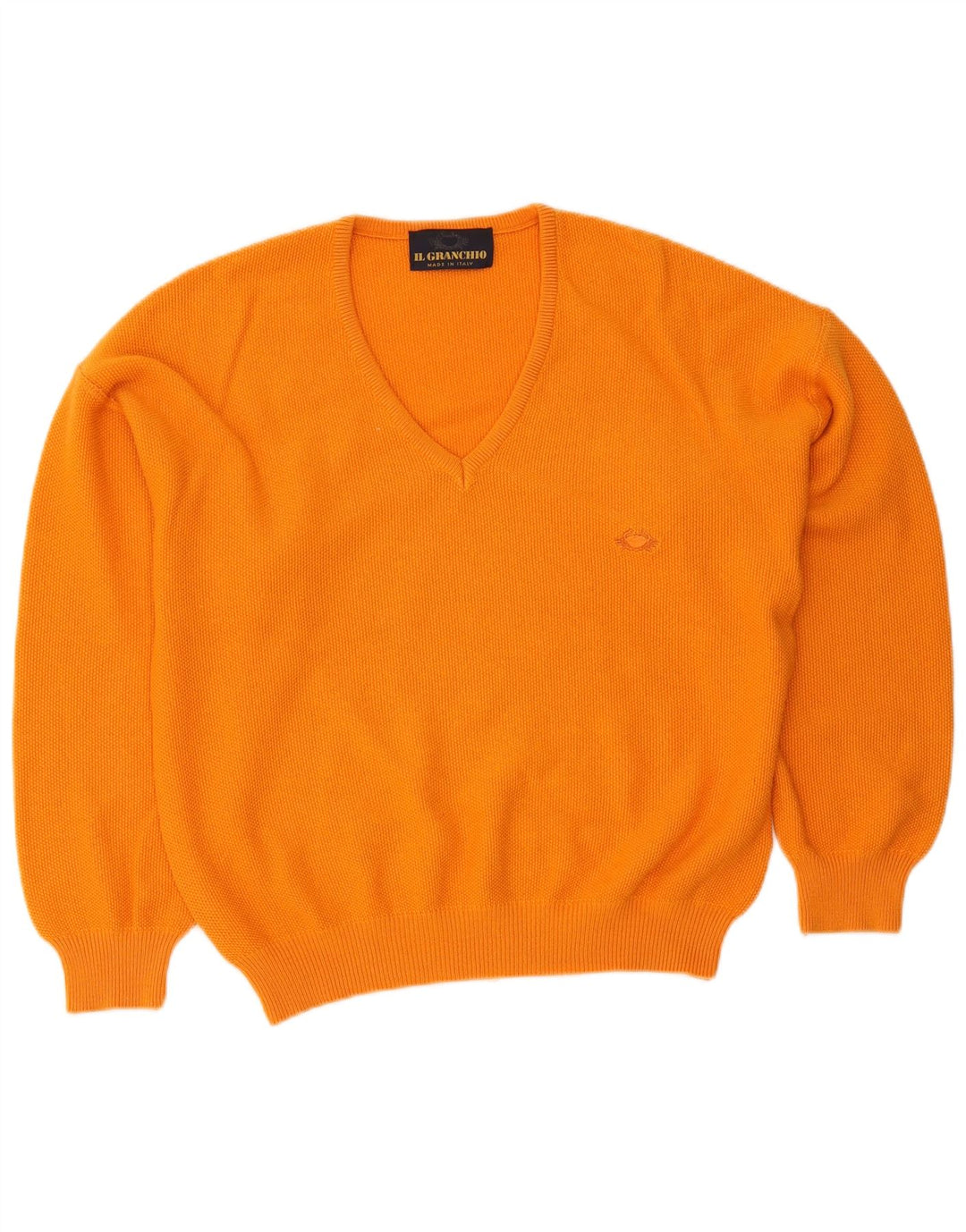Il Granchio Herre V-hals sweater Medium Orange