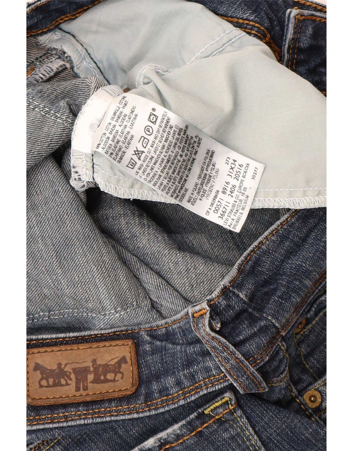 Levi's Herre 571 Slim Jeans W31 L34 Blå Bomuld