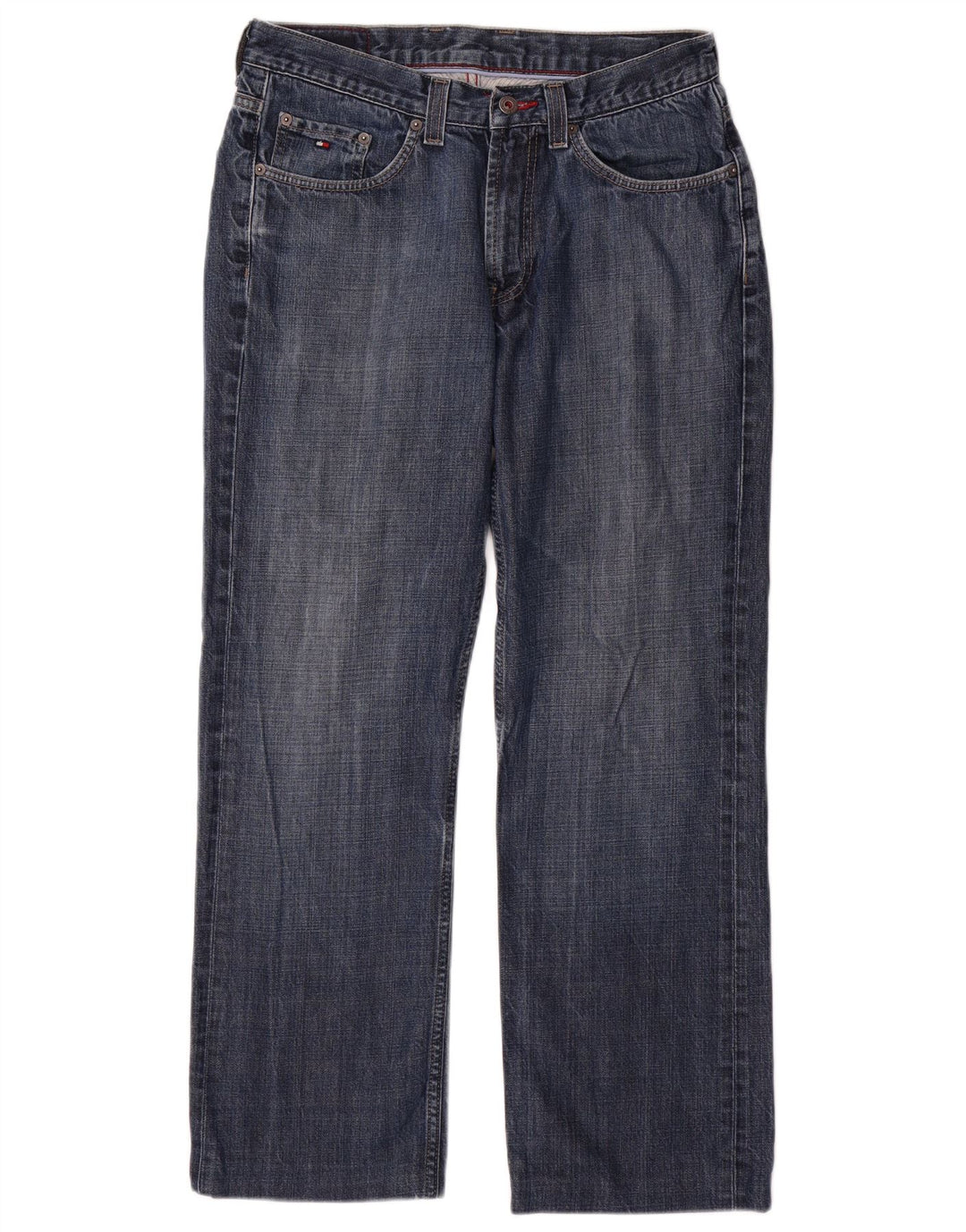 TOMMY HILFIGER Straight jeans til mænd W32 L29 Marineblå bomuld