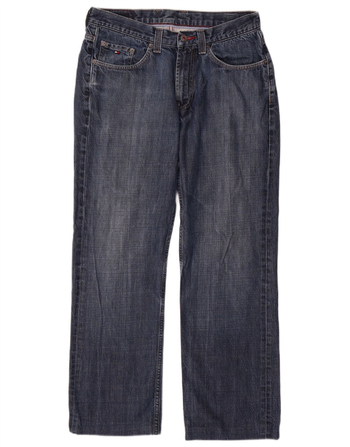 TOMMY HILFIGER Straight jeans til mænd W32 L29 Marineblå bomuld