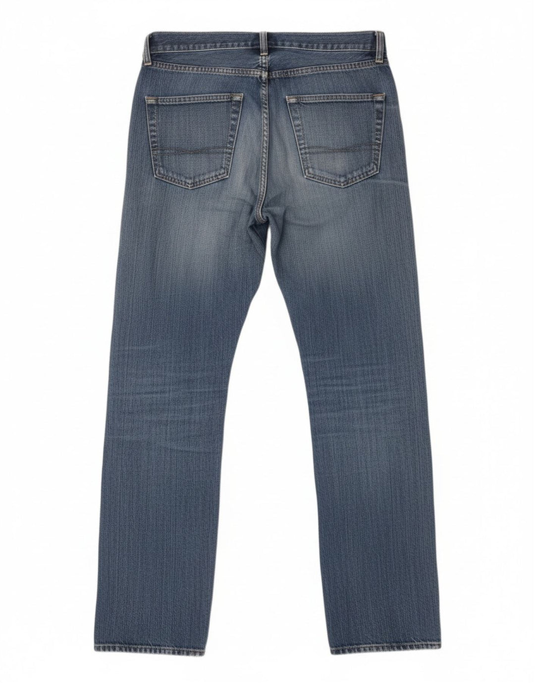 Hugo Boss Straight Jeans til mænd W33 L32 blå bomuld