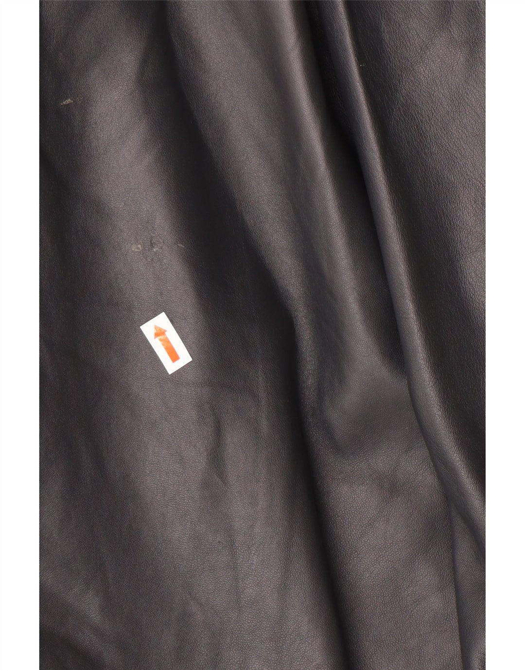 Vintage Dame Oversized Læderfrakke IT 44 Medium Sort Læder Classic