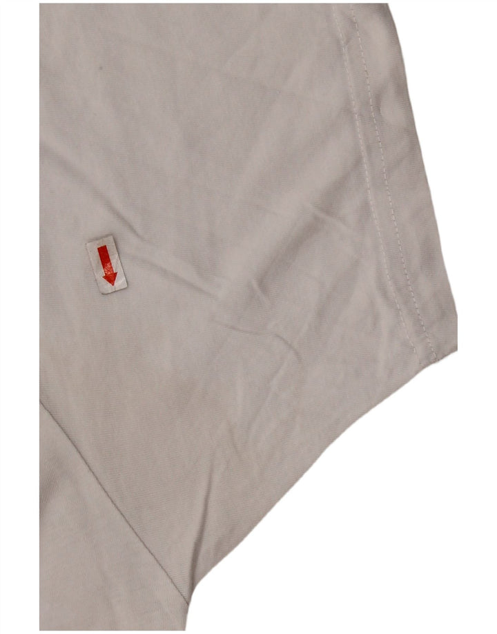 VANS Herre Classic Fit T-Shirt Top Stor Hvid Bomuld