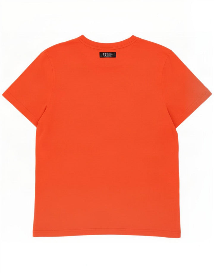 Kappa Herre Grafisk T-Shirt Top Stor Orange