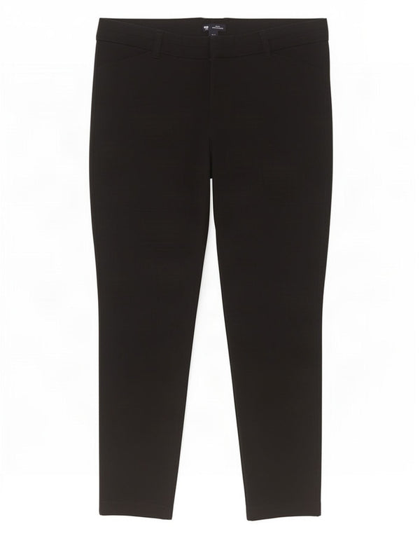 Gap Dame Slim Casual Bukser UK 18 XL W36 L28 Sort Bomuld