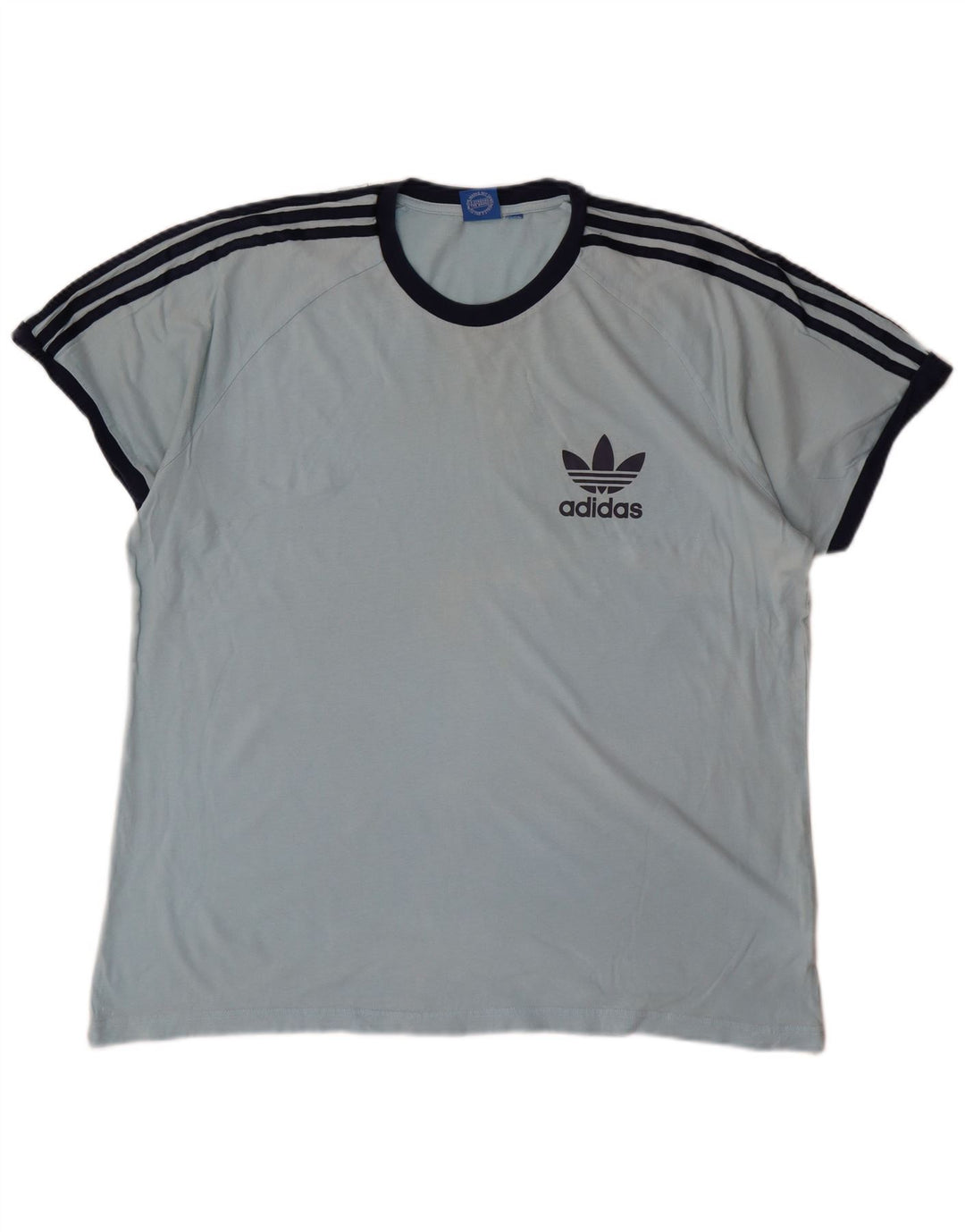 Adidas Herre T-Shirt Top XL Blå