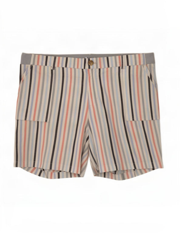 Lee Mens Mid Rise Regular Fit Bermuda Shorts XL W40 Flerfarvet stribet