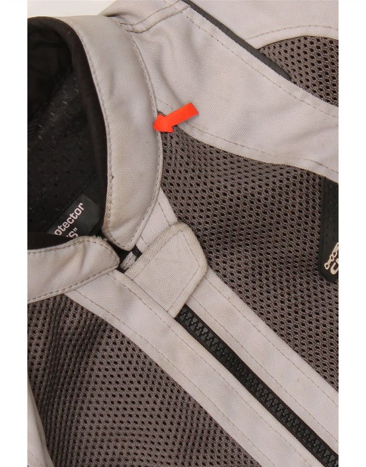 Clover Womens Graphic Racer Jacket UK 6 XS Flerfarvet Colourblock