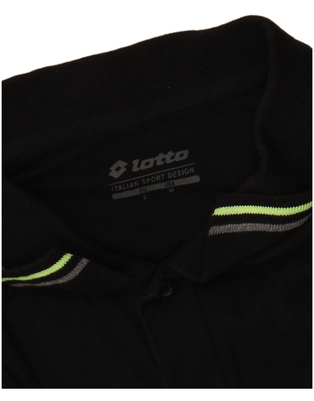 LOTTO Herre poloshirt Medium Sort