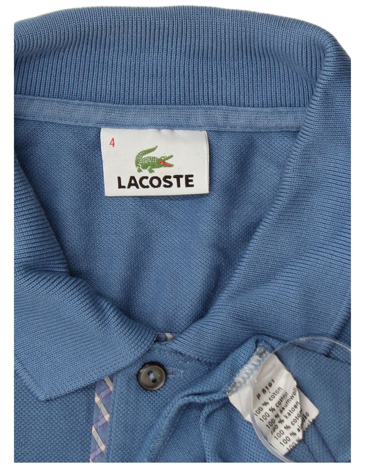 Lacoste Poloskjorte til mænd str. 4 Medium Blå Bomuld