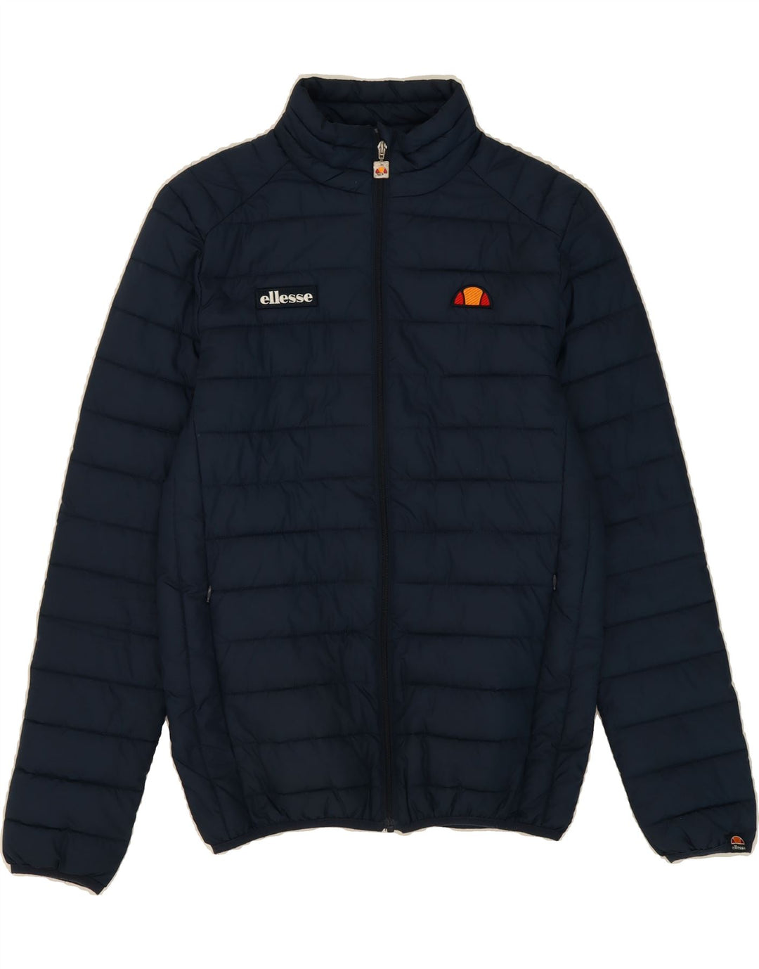 ELLESSE Mens Padded Jacket UK 36 Small Navy Blue Polyester Vintage Ellesse and Second-Hand Ellesse from Messina Hembry 