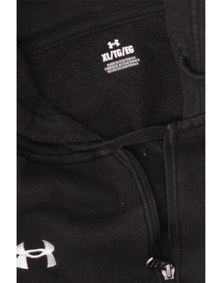 Under Armour Herre lynlås hættetrøje XL Sort