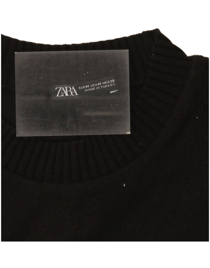 Zara Dame sweater med rund hals DK 14 Medium Sort