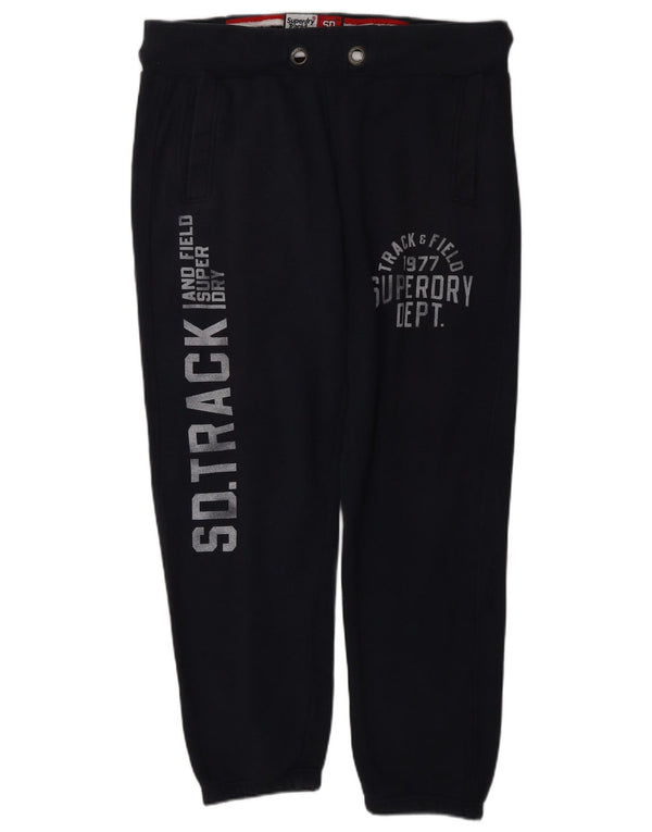 SUPERDRY Herre grafisk træningsdragt Bukser Joggers Large Navy Blue