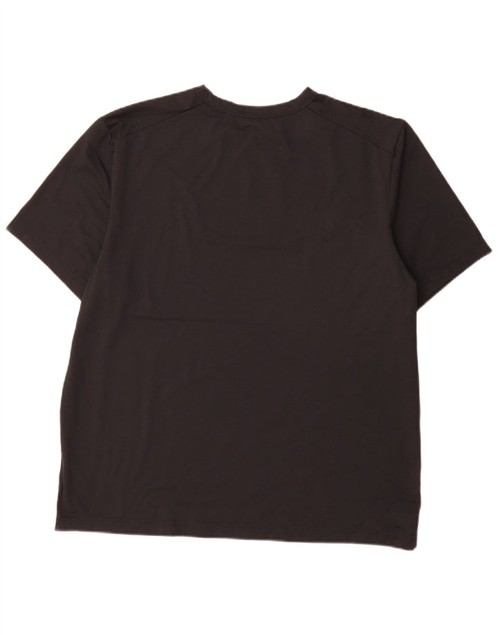Nike Herre Dri Fit T-shirt Top Stor sort polyester